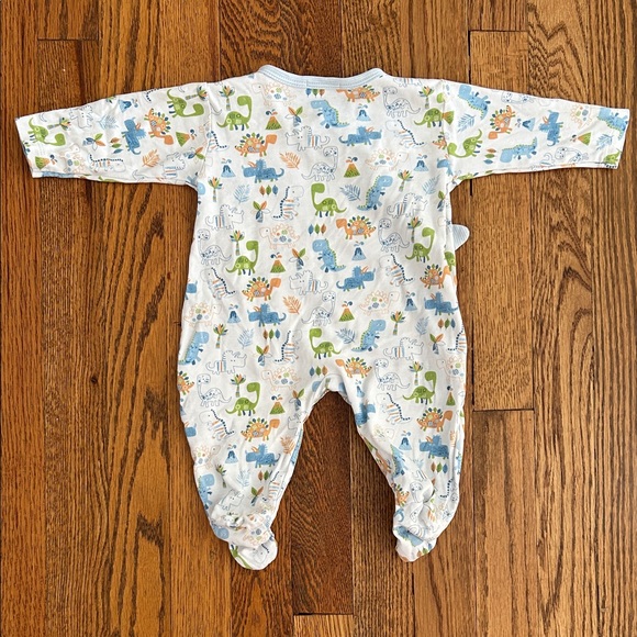 Kissy Kissy Dinosaur Print Infant Footie - Picture 5 of 5